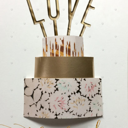 Hallmark Signature Designer Collaboration - 100 Layer Cake Love Takes the Cake Card