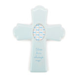 Blue Photo Frame Cross