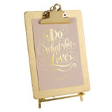 Gold Clipboard Picture Frame
