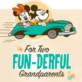 Mickey and Minnie We Love You Grandparents Day Card