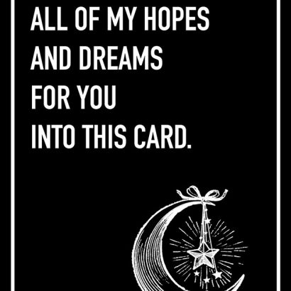 Hopes and Dreams Shoebox Card
