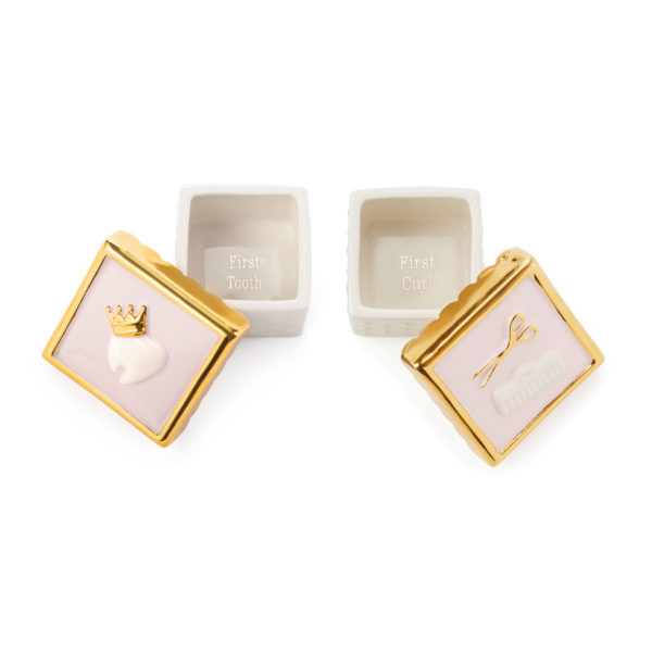 Princess Tooth and Curl Ceramic Box Set - Hallmark Corporate