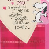 Snoopy Reminder Valentine's Day Card