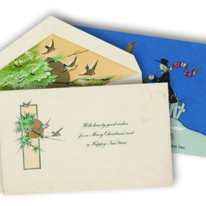 Hallmark Gift Wrap - 1917 Envelope Liners