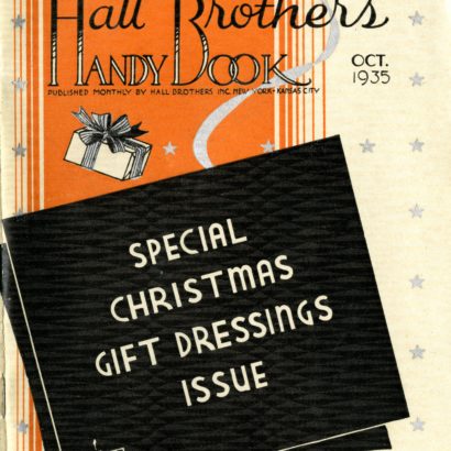 Hallmark Gift Wrap - 1935 Handy Book Cover
