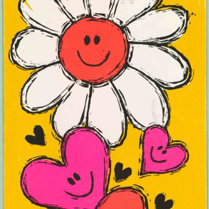 1968 Valentine's Day Card says Laughing Lovingly