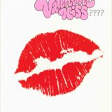 1970 Valentine's Day Card says Do you know who's sending you this great big valentine kiss?