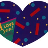 1987 Valentine's Day Card says I Love you! Happy Birthday