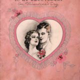 1933 Valentine's Day Card says to my sweetheart on valentine's day
