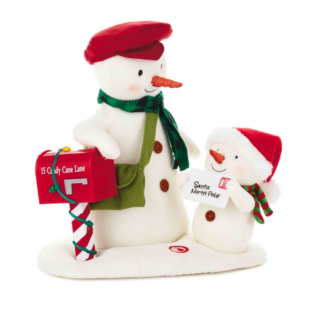 Special Delivery Singing Plush Snowman Hallmark Corporate