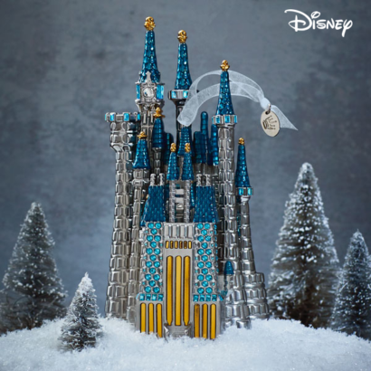 Disney Cinderella's Castle Metal Ornament