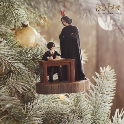 Harry Potter First Impressions Ornament with Harry and Snape