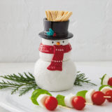 Snowman S&P Toothpick Holder