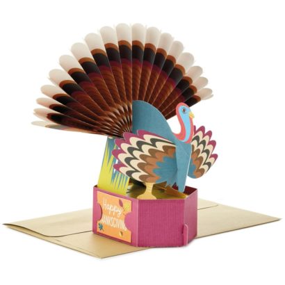 Classic Turkey Thanksgiving Pop-up Card - Hallmark Corporate