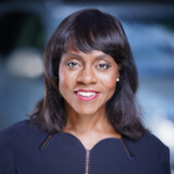 Headshot of Wonya Lucas, president and CEO, Crown Media Family Networks