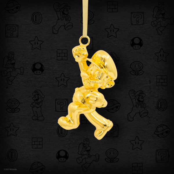 Super Mario - Gold Mario Hallmark Ornament - Con Exclusive