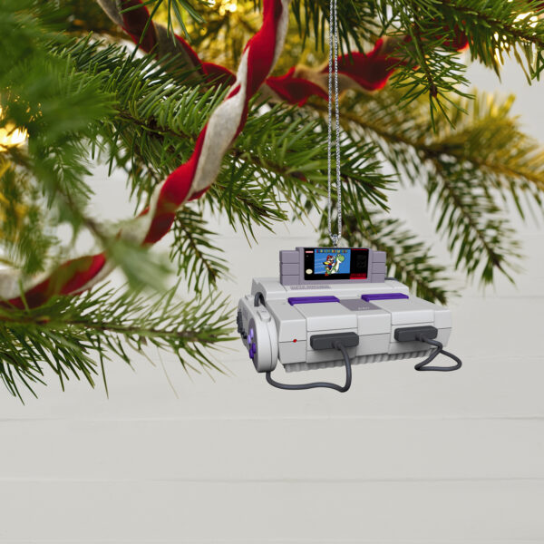 Hallmark Keepsake Ornaments - Super Nintendo Entertainment System™ Console Ornament with Light and Sound