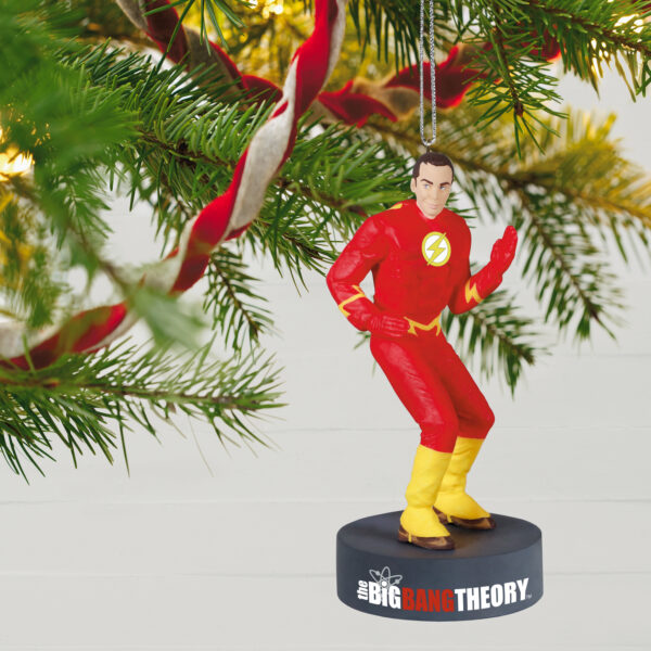 Hallmark Keepsake Ornaments - The Big Bang Theory™ Sheldon Cooper™ as The Flash™ Ornament With Sound