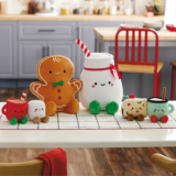 Hallmark Better Together Kid Gift is cute stuffed holiday treats like gingerbread man and cup of hot cocoa