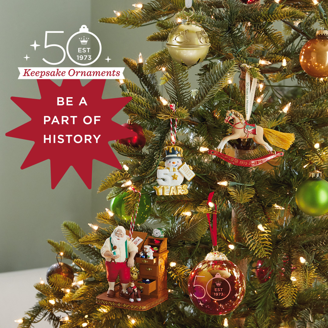 The 50th Anniversary of Hallmark Keepsake Ornaments Kicks Off with