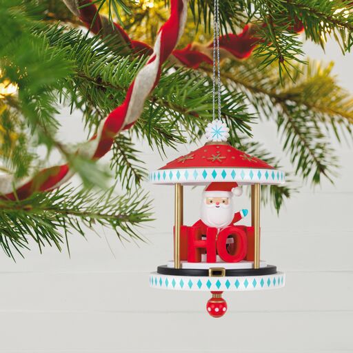 Santa-Go-Round Keepsake Ornament
