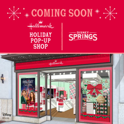 The Hallmark pop-up at Disney Springs is part of a first-of-its-kind holiday collaboration that brings together original content, exclusive products and an in-person experience for fans.